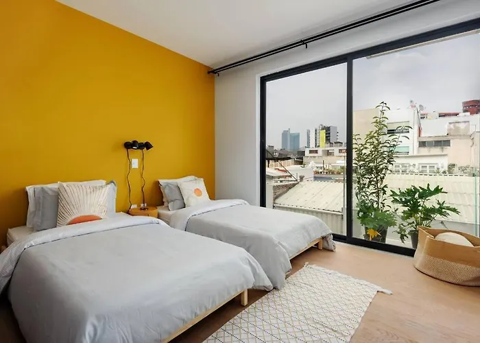 Aloha Amazing 2br With Private Terrace Apartamento México DF